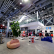 The first floor of the new Puma store